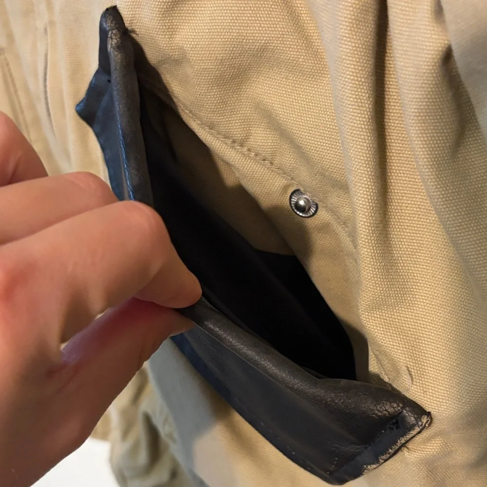 Wild Fable‎ Beige and Black Bomber Jacket